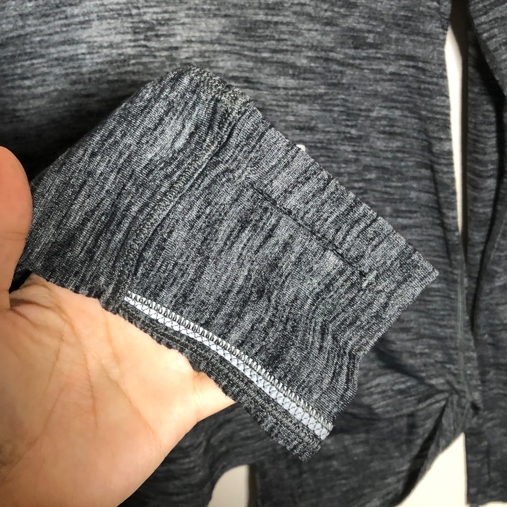 Lululemon Meant To Move Long Sleeve in Tiger Space Grey Black - Picture 6 of 6
